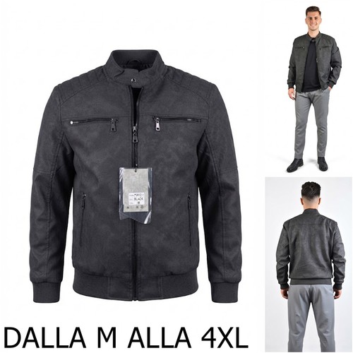 Giubbotto eco pelle uomo - giubbotto,