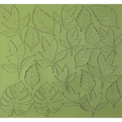 Eco pelle nappa foglie - nappa,
