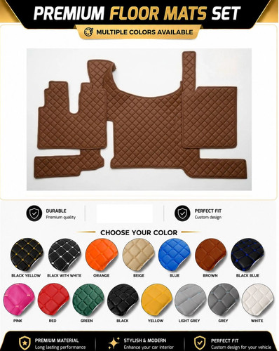 Eco pelle pavimento tappetini - pelle,